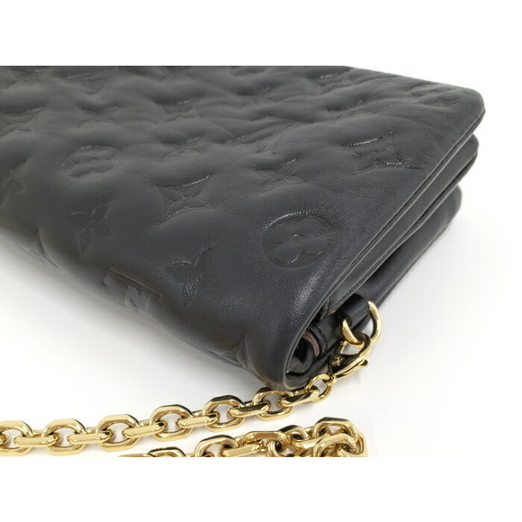 Louis Vuitton Pochette Coussin Chain Embossed Lamb Leather Shoulder Bag - Picture 4 of 9